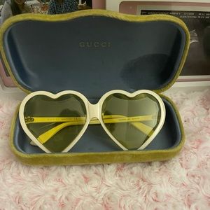 Gucci heart sunglasses